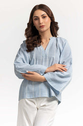 Blue Basic Blouse WM-CS-SS24-017